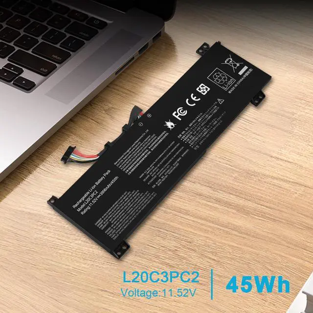 Alt view image 7 of 7 - L20C3PC2 L20D3PC2 L20M3PC2 SSB10X55571 SB11B96717 5B11B96715 5B11B96719 Laptop Battery for Lenovo Ideapad Gaming 3i 3-15ACH6 3-15IHU6 Lenovo Legion 5-15ITH6H 5-15ITH6 5-15ACH6H 5-15ACH6 5-15ACH6A