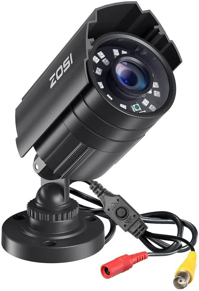 Main image of ZOSI 2.0MP 1080P HD 1920TVL Security Camera Hybrid 4-in-1 TVI/CVI/AHD/960H CVBS CCTV Camera Outdoor Indoor,80ft IR Night Vision,Weatherproof Bullet Camera For analog Surveillance DVR(Black)