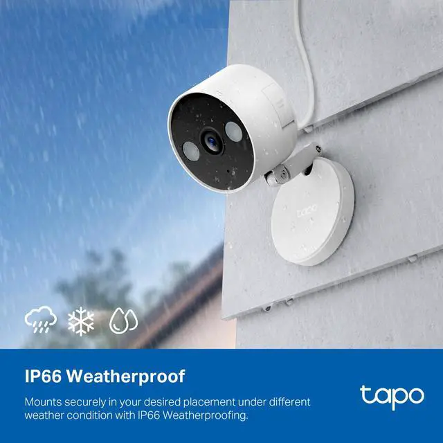 Alt view image 5 of 7 - Tapo 2K+ Indoor/Outdoor Wired Security Camera - 2024 PCMag Editors' Choice, Person/Pet/Vehicle Detection, Baby Monitoring, Color Night Vision, Subscription-Free Local Storage or Optional Cloud, C120