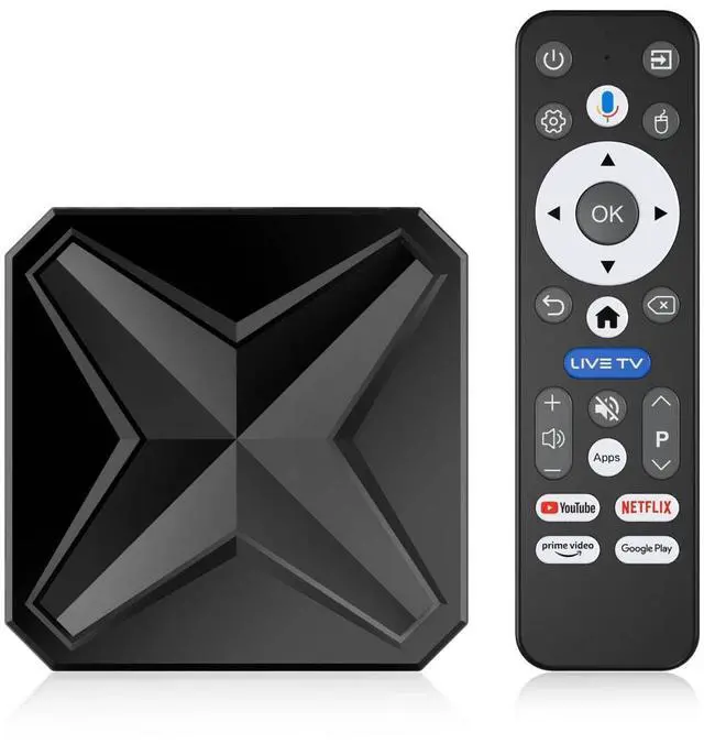 Main image of Android 14 TV Box 2026, Android TV Box 8K Ultra HD with 2GB RAM and 16GB ROM, RK3518 Quad-Core A53 CPU and Mali 450 MP2 GPU, Smart TV Box with 2.4/5.8GHz WiFi 6 and Bluetooth 5.4