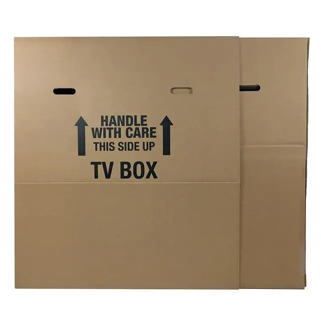 Alt view image 2 of 7 - uBoxes TV Moving Box (TV Moving Box - 1 Pack)