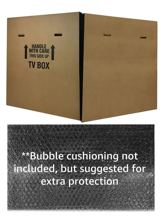 Alt view image 6 of 7 - uBoxes TV Moving Box (TV Moving Box - 1 Pack)