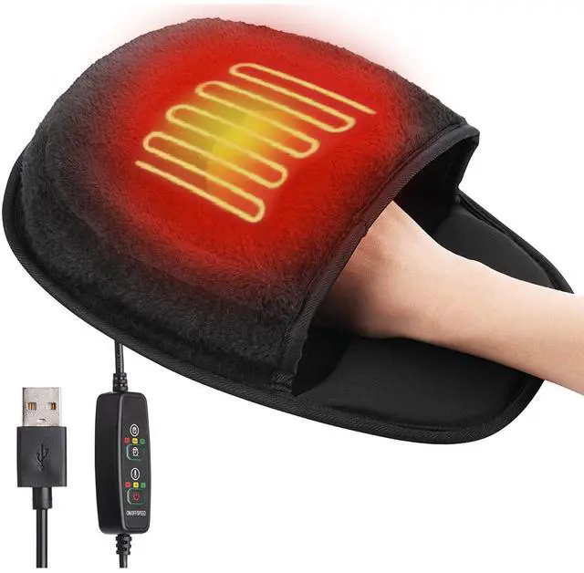 Main image of USB Heated Mouse Pad with 3 Adjustable Temperatures & 2/4/8 Hours Timer Settings