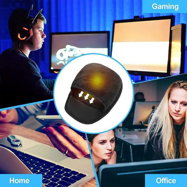 Alt view image 6 of 6 - USB Heated Mouse Pad with 3 Adjustable Temperatures & 2/4/8 Hours Timer Settings