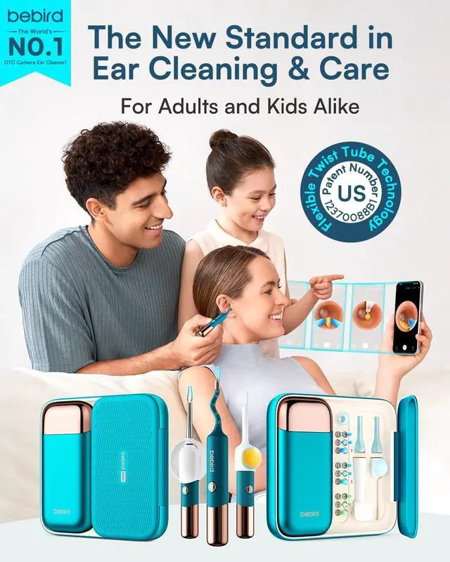 Alt view image 2 of 7 - Bebird Earsight Ultra Ear Wax Removal Kit,2K HD Visual Ear Cleaner with Camera,FSA/HSA Eligible Flexible Ear Camera with 90-Minute Battery & Enhanced Light,Ear Cleaning Tool for Adults & Kids