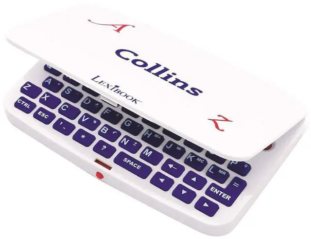 Alt view image 4 of 7 - LEXiBOOK - The Collins English Dictionary, 13th Edition - Electronic Dictionary, Definitions, Thesaurus, Conjugation, Phonetic Spellchecker, Crossword Solver, with Battery, Blue/White, D850EN