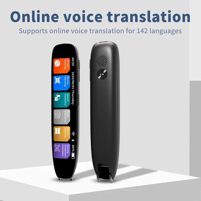Alt view image 4 of 7 - Scan Translator Pen, Dyslexia Tools, Language Translator Device, Text to Speech Reading Pen for Learning Difficulties, Language Learners and Elderly Users, 142 Online/10 Offline Languages