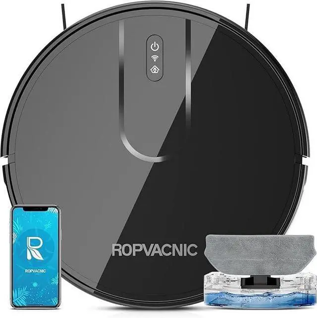 Main image of ROPVACNIC Robot Vacuum Cleaner Robot Vacuum and Mop Combo with 5200Pa Suction, Personalized Cleaning Adjustments, Self-Charging Robotic Vacuum Cleaner, Advanced Obstacle Avoidance