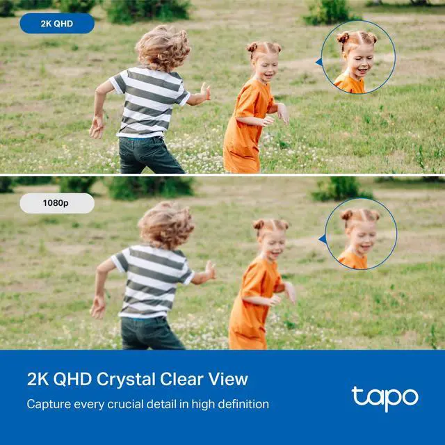 Alt view image 3 of 7 - TP-Link Tapo 2K QHD Outdoor Pan/Tilt Wi-Fi Security Camera, 360° View, Motion Tracking, Color Night Vision, Free Person/Vehicle/Motion Detection, Cloud & SD Card Storage, 24/7 Recording, Tapo C520WS