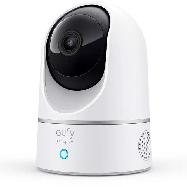 Main image of eufy Security Indoor Cam E220, Camera for home Security, Pan & Tilt, Dog/Pet Camera, 2K Wi-Fi Plug-in, Motion Tracking, Motion Only Alerts, Night Vision, HomeBase 3 Compatible, Voice Assistant Support
