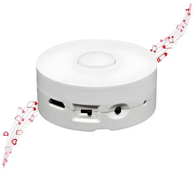 Main image of XLW Voice Recorder, 195 Seconds Message Voice Recording, Record Custom Messages for Plush Toys, Stuffed Animals, Baby Dolls, Pillows, USB Rechargeable, Easy to Use