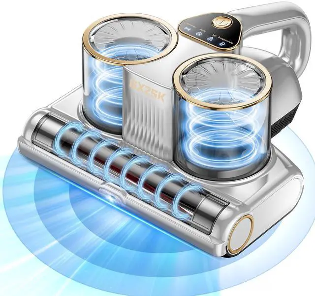 Main image of Gxzsk Mattress Vacuum Cleaner, 16kPa Bed Vacuum Cleaner with 253.7nm UV-C Light, Ultrasonic & 140 Heating, Dual Cup & Widen Suction Port Handheld Vacuums for Bed, Sofa, Couch, Crib (500W, Corded)