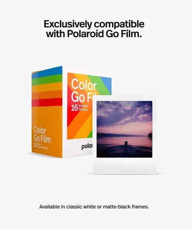 Alt view image 5 of 7 - Polaroid Go Generation 2 - Mini Instant Film Camera - White (9097) - Only Compatible with Go Film