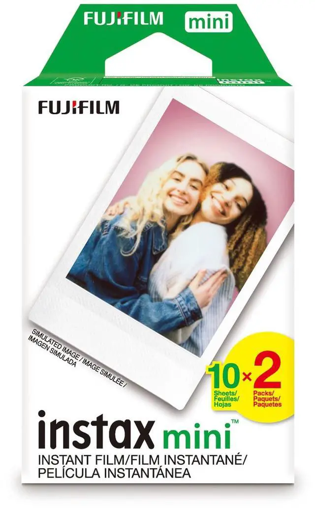 Main image of Instax Mini Instant Film Twin Pack (White), 20 Photos