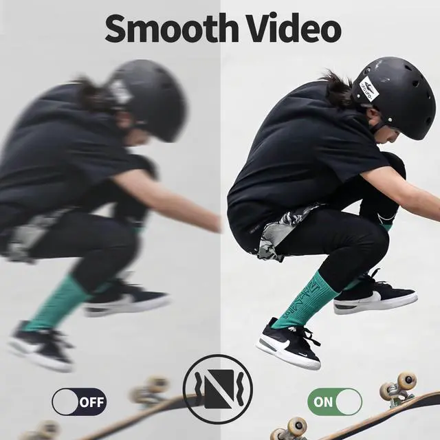 Alt view image 5 of 7 - Cecosy Action Camera 4K 30FPS, Waterproof Camera 30M Underwater Ultra HD 131FT 170°Wide Angle Shooting, with 2 x 1050 mAh Batteries for Cycling, Ice Skating, Skiing, Fishing, Climbing