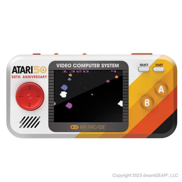 Alt view image 5 of 5 - My Arcade Atari Pocket Player Bundle: Portable Video Game Console with 100 Games, Travel Case and Screen Protector Included