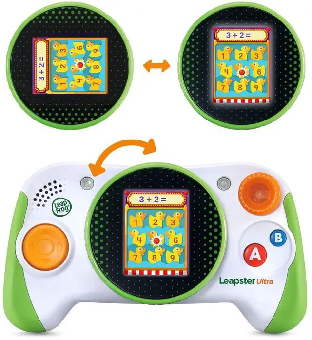 Alt view image 2 of 7 - LeapFrog Leapster Ultra Handheld Learning Game Console for Kids Age 4 Years and up