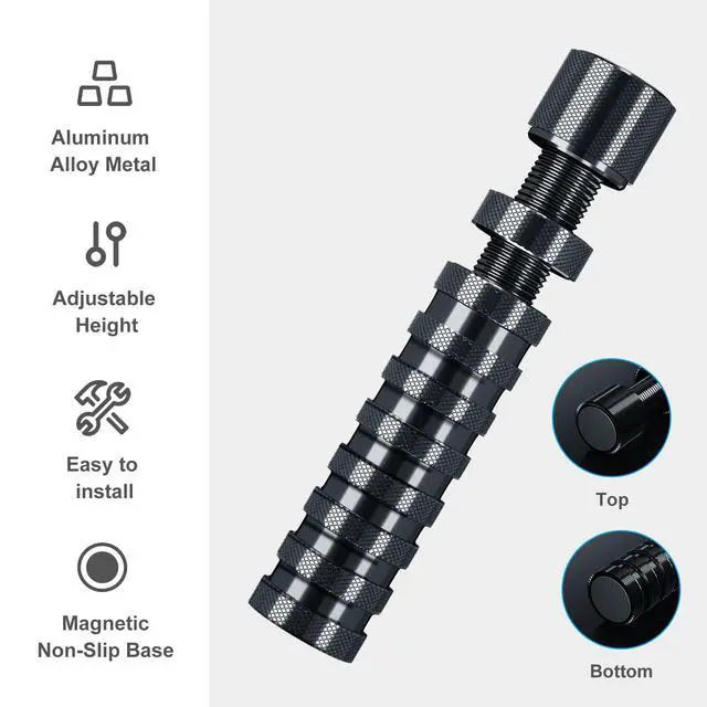 Alt view image 3 of 7 - Ausvrkkit GPU Support Bracket, 2.75-4.52Inch GPU Sag Bracket with Non-Slip Sheet, GPU Holder for Prevent Graphics Card Sag (Black)