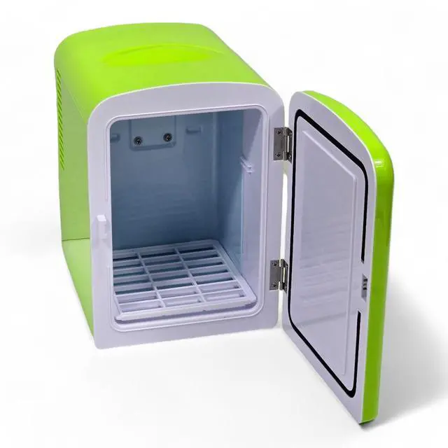 Alt view image 4 of 7 - CURTIS Mountain Dew MIS134MD, Mini Portable Compact Personal Fridge Cooler, 4 Liter Capacity Chills Six 12 oz Cans, 100% Freon-Free & Eco Friendly, Lime