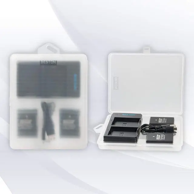 Alt view image 7 of 7 - 2-Pack EN-EL14 / EN-EL14a Battery Packs and Rapid USB Charger Compatible with Nikon D3100 D3200 D3300 D3400 D3500 D5100 D5200 D5300 D5500 D5600 DF Coolpix P7000 P7100 P7700 P7800 Cameras