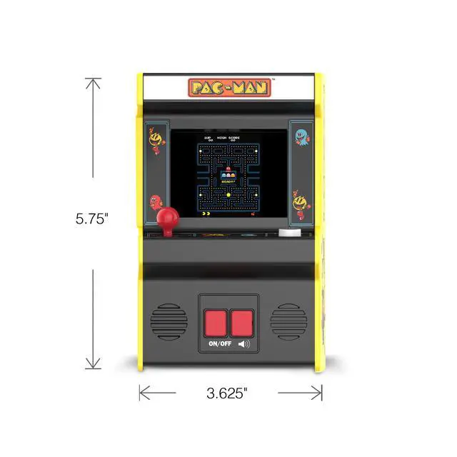 Alt view image 6 of 7 - - Retro Mini Arcade Game, Full Color Screen, Classic Handheld Electronic Game Console, 90s Toy, Great Gift for Kids 8+, Pac-Man