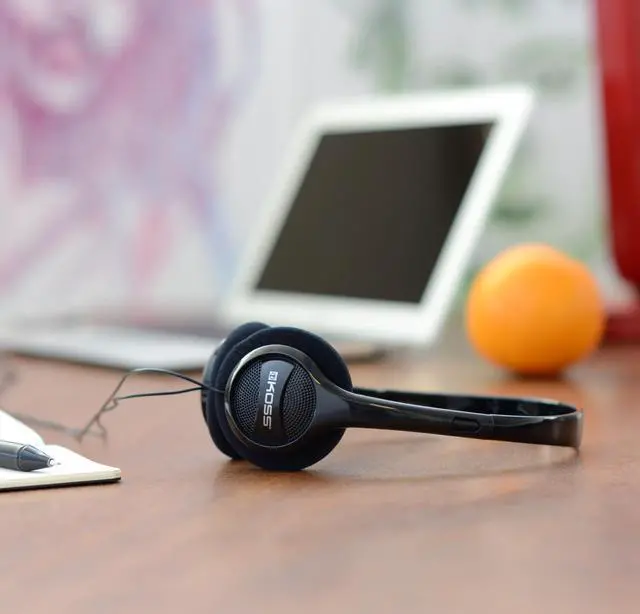 Alt view image 2 of 2 - KPH7 Lightweight Portable Headphone, Black