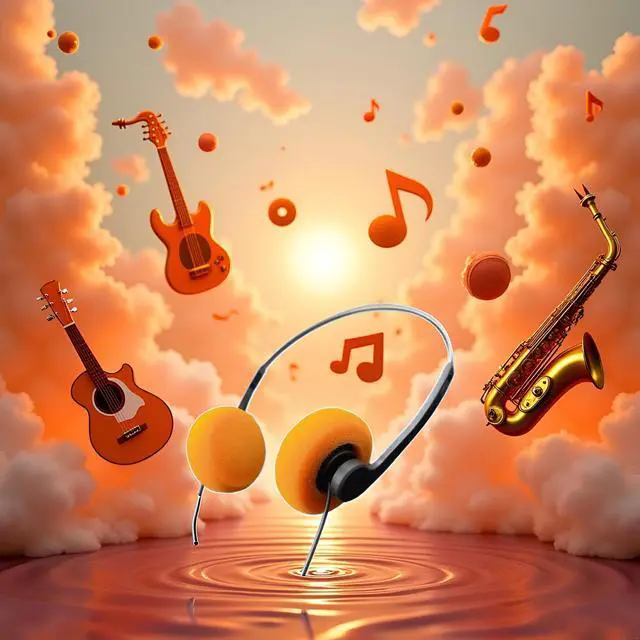 Alt view image 7 of 7 - Retro Over-Ear Headphone,Vintage Feelings Underwire Headphones,Retro Lightweight Earphones,Hi-Fi Stereo Earphone Headset,Headphone,for Most Mobile Phones Playback Pevices Headphones (Orange)