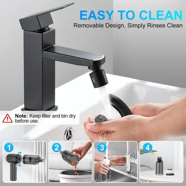 Alt view image 4 of 7 - Handheld Car Vacuum Cleaner, 4 in 1 Vacuum Cleaner 16000Pa Air Duster, 3-Speed Adjustable 120W High Power Vacuum Cleaner with LED Light and Multi-Nozzles for Car, Home, Office, Pet