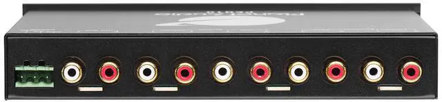 Alt view image 4 of 6 - PEQ10 Car Equalizer - 4 Band, Pre-Amp, Half Din, Subwoofer Output with Adjustable Filter, Fixed Bands, Remote Sub Control, DPS Processor