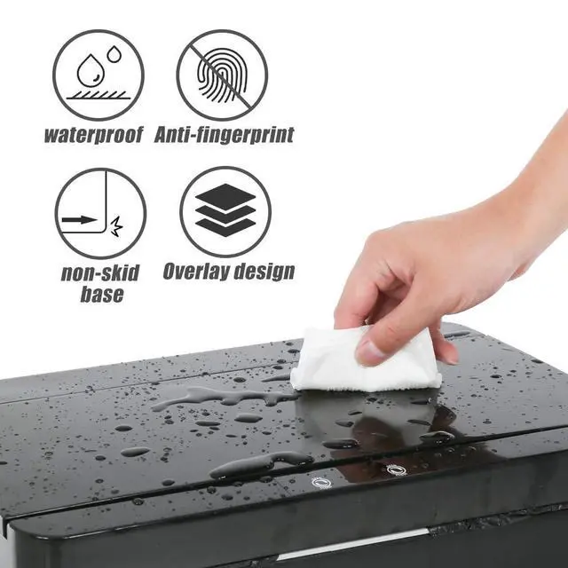 Alt view image 4 of 7 - 13 Gallon Trash Can Automatic Kitchen Trash Can Touch Free High-Capacity Garbage Can with Lid for Bedroom Bathroom Home Office 50 Liter (Black, 1) (1, Black)