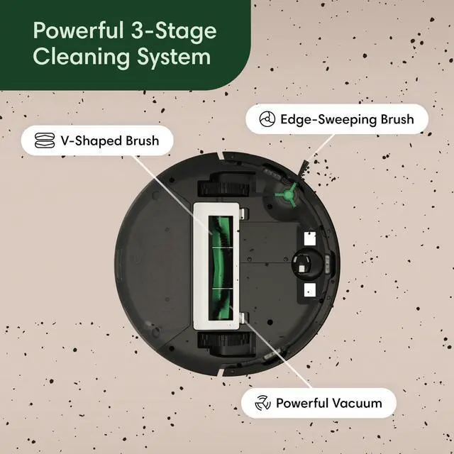Alt view image 3 of 7 - Roomba Vac Robot Vacuum (Q0120) - Easy to use, Power-Lifting Suction, Multi-Surface Cleaning, Smart Navigation Cleans in Neat Rows, Self-Charging, Alexa