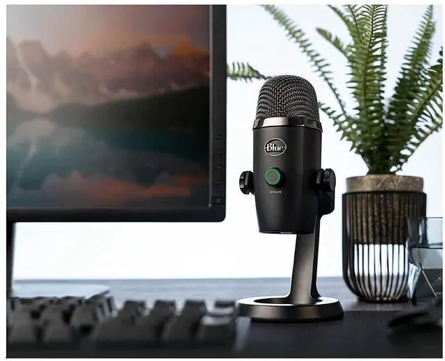 Alt view image 2 of 7 - Blue Yeti Nano USB Microphone for Gaming, Streaming, Podcasting, Twitch, YouTube, Discord, Recording for PC and Mac, Plug & Play -Blackout