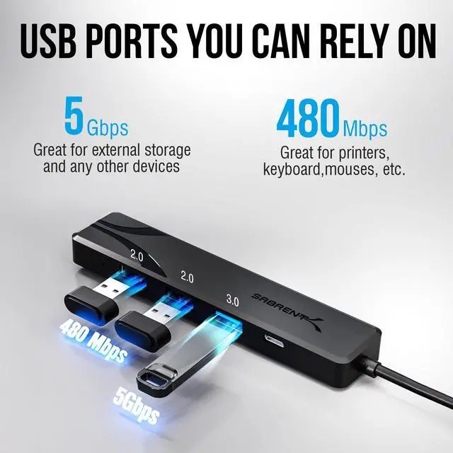 Alt view image 7 of 7 - USB C Hub, USB C to HDMI 4K@60Hz, Type C Hub Multiport Adapter, 100W Power Delivery, Compatible with MacBook, Laptop (HB-TC5P)