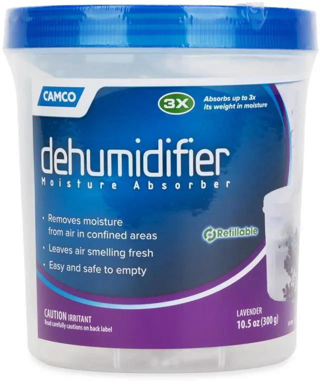 Main image of Dehumidifier Moisture Absorber - Absorbs Up to 3x Its Weight in Water, Reduces Moisture and Humidity in Offices, Closets, Bathrooms, Kitchens, Boats, RVs and More Refillable (44280)