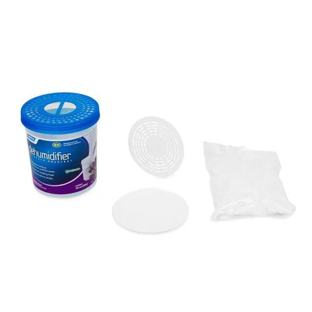 Alt view image 3 of 6 - Dehumidifier Moisture Absorber - Absorbs Up to 3x Its Weight in Water, Reduces Moisture and Humidity in Offices, Closets, Bathrooms, Kitchens, Boats, RVs and More Refillable (44280)