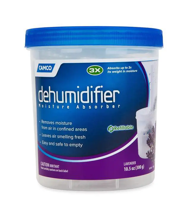 Alt view image 5 of 6 - Dehumidifier Moisture Absorber - Absorbs Up to 3x Its Weight in Water, Reduces Moisture and Humidity in Offices, Closets, Bathrooms, Kitchens, Boats, RVs and More Refillable (44280)