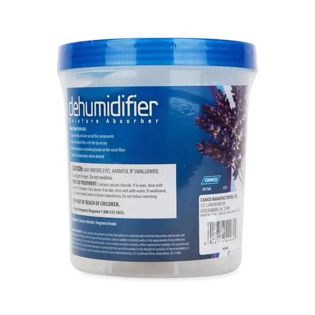 Alt view image 6 of 6 - Dehumidifier Moisture Absorber - Absorbs Up to 3x Its Weight in Water, Reduces Moisture and Humidity in Offices, Closets, Bathrooms, Kitchens, Boats, RVs and More Refillable (44280)