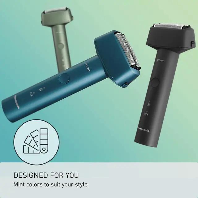 Alt view image 7 of 7 - Electric Razor for Men, Wet Dry Shaver with 3-Blade Cutting System, Ergonomic Handle and USB-C Charging- ES-RM3B-G