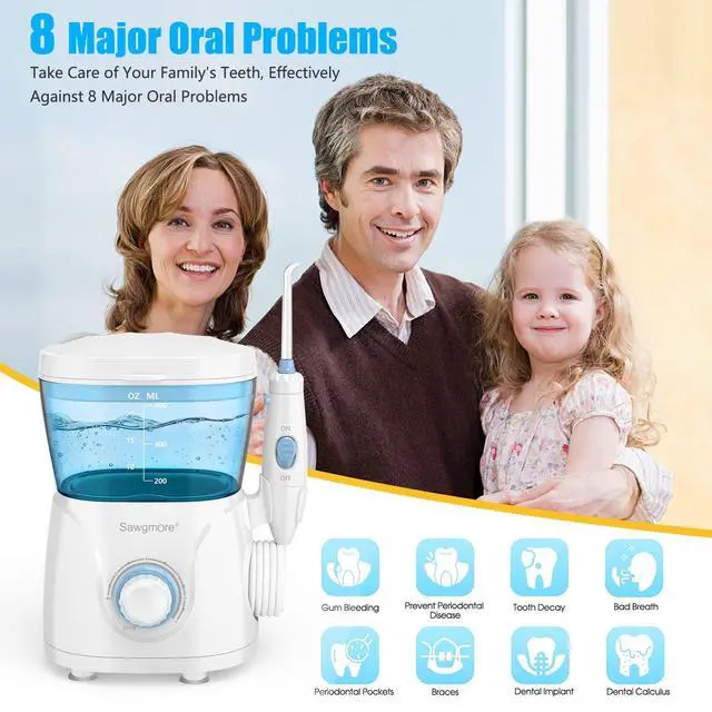 Alt view image 2 of 7 - Water Dental Flosser for Teeth, 600ML Electric Oral Irrigator