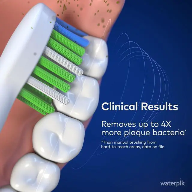 Alt view image 6 of 7 - Sensonic Sonic Electric Toothbrush, Rechargeable Toothbrush for Adults with 3 Modes, Travel Case, USB Charger, Modern Gray STW-03W027, Packaging May Vary