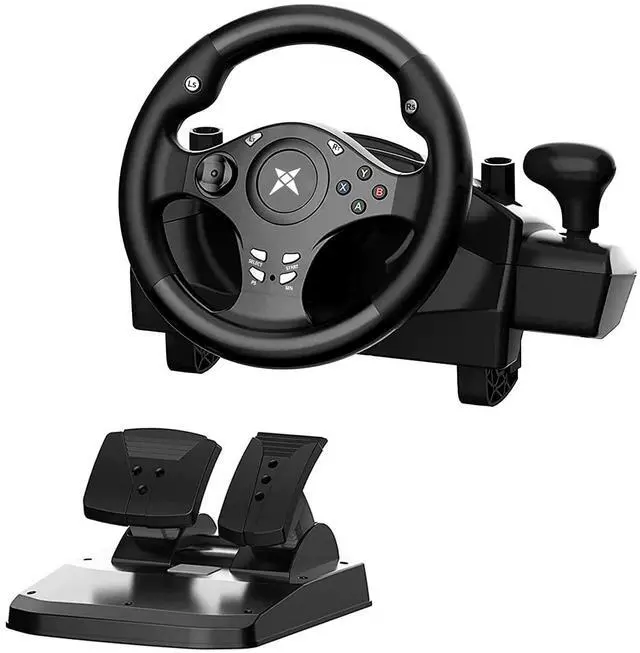 Main image of Racing Wheel - Gaming Steering Wheel for PC, 270 Degree Driving Simulator Race Xbox Steering Wheel and Pedals with Dual Vibration for PS4, Xbox One, Xbox Series X|S, PS3, Switch, Android