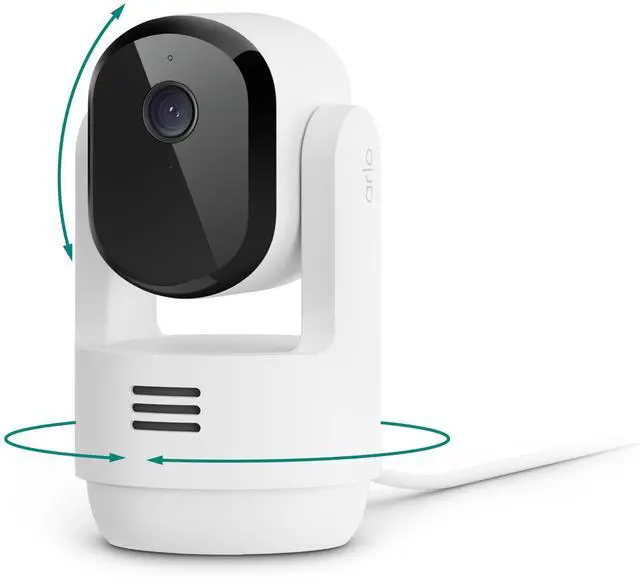 Main image of Essential Indoor Pan Tilt Security Camera 2K (2025 Release) - Wired Plug-in Power, Person Recognition, Animal Detection, Animated Preview, 1-Month Secure Plan, Auto Motion Tracking, 1 Cam, White