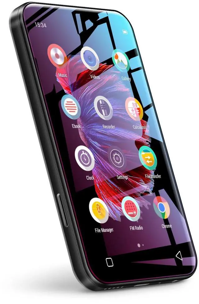 Main image of 72GB WiFi Mp3 Player with Bluetooth, 4.0" Full Touch Screen Mp4 Player with Speaker, Portable Digital Music Player with FM Radio, BrowserCan't Install/Download Any New Apps (Black)