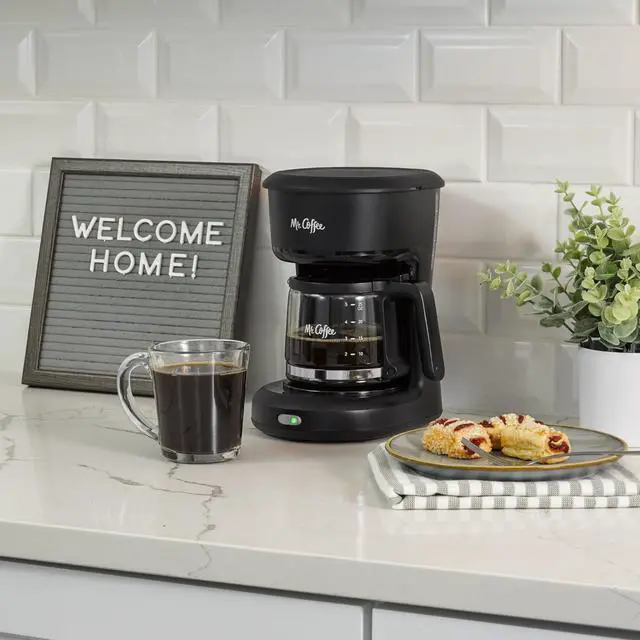 Alt view image 2 of 7 - 5-Cup Mini Brew Switch Coffee Maker, Black