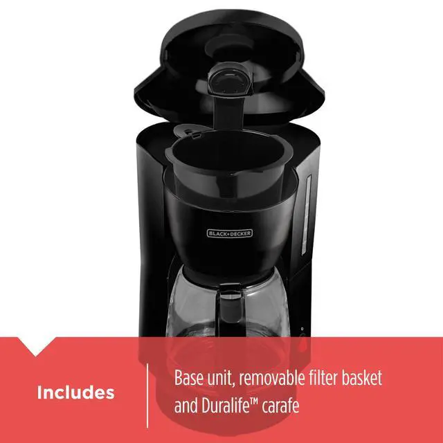 Alt view image 4 of 7 - 5-Cup Coffeemaker, DCM600B Black