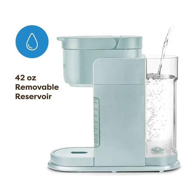 Alt view image 4 of 7 - K-Express Single Serve K-Cup Pod Coffee Maker, 3 Brew Sizes, Strong Button Feature, 42oz Removable Reservoir, Mint