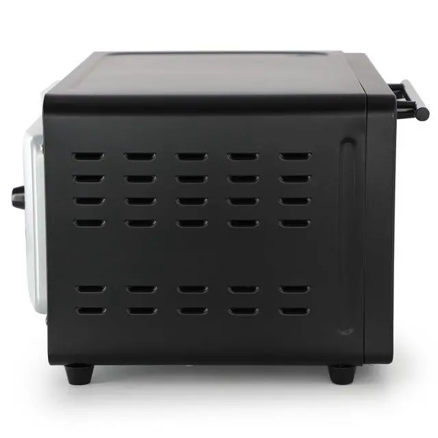 Alt view image 4 of 7 - 9.5 Quart Electric Counter Top 2 Slice Toaster Oven with Built in Timer, Bake, Broil, Toast (Black)