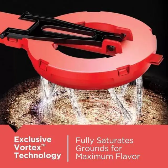 Alt view image 7 of 7 - 12-Cup Coffee Maker with Easy On/Off Switch, Easy Pour, Non-Drip Carafe with Removable Filter Basket, Vortex Technology, Black