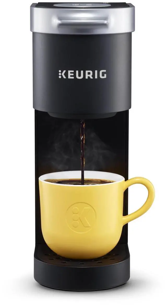 Main image of K-Mini Single Serve K-Cup Pod Coffee Maker, 6 to 12oz Brew size, with Cord Storage, Perfect for Small Spaces, Black