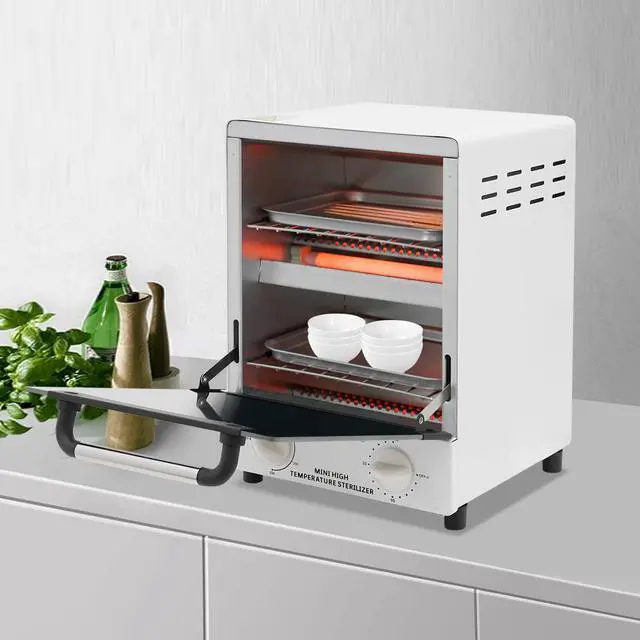 Alt view image 3 of 6 - 1000W High Temperature Sterilizer, Multi-Function High Temperature Sterilizer Cabinet with Temperature Control & Timer, Nail Tool Cleaning Sterilizer Cabinet